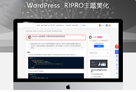最新RIPRO主题美化-详细页标题栏显示头像+作者+发布时间+浏览量 WordPress主题美化