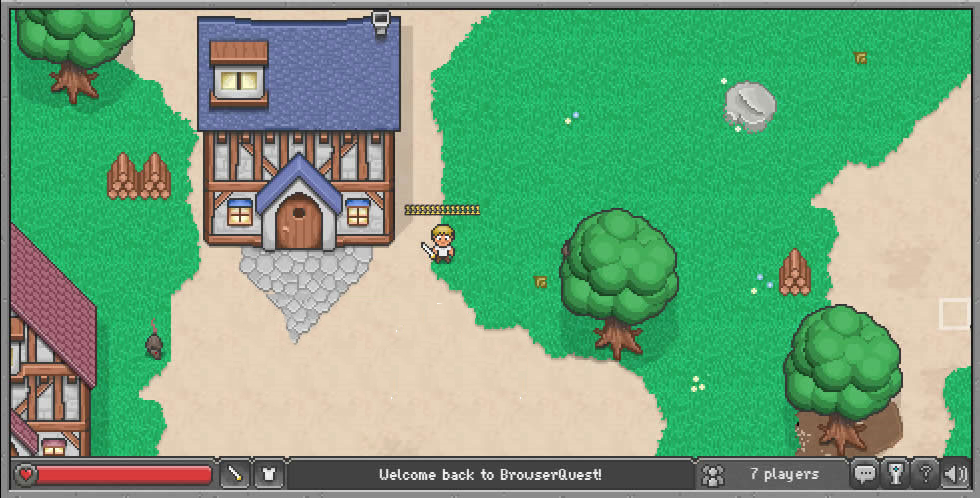 HTML5多人联机网游《BrowserQuest》源码下载 (node.js版本+php版本)