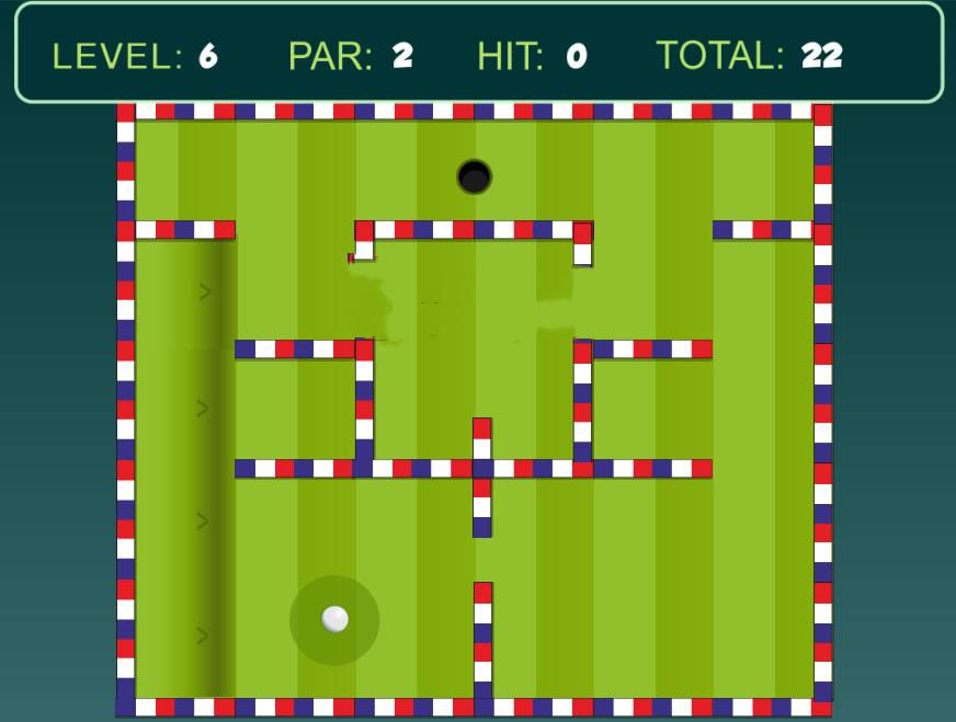 HTML5《迷你高尔夫》休闲小游戏源码下载