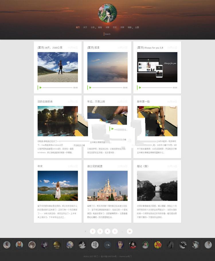 WordPress响应式主题模板Always for you 1.7_源码下载