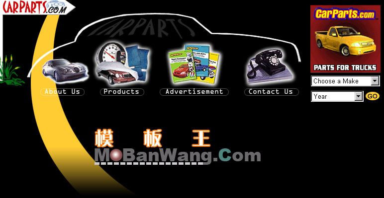 欧美某音乐公司网站模板