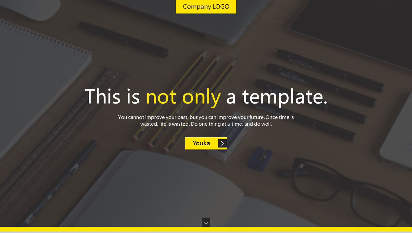 办公用品欧美杂志风企业宣传PPT模板