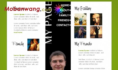 个人主页FLASH网页模板