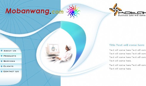 医疗研究机构网页模板