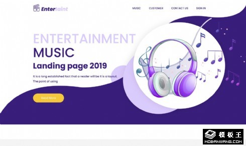 声乐艺术指导响应式网页模板