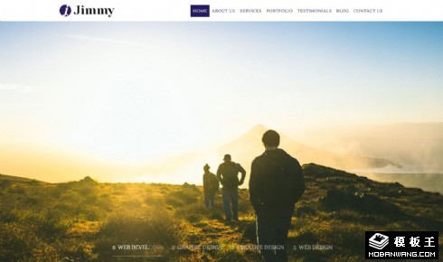 商务网络开发项目网页模板