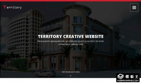 商务地产响应式网页模板