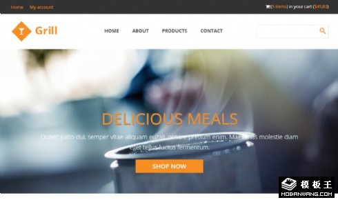 产品企业服务响应式网站模板