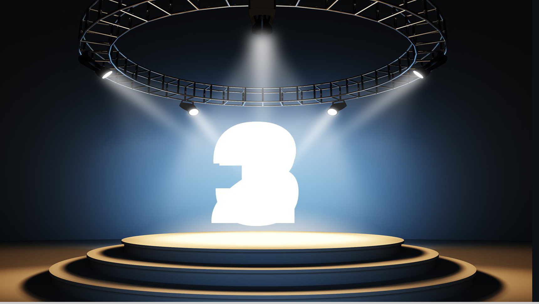 舞台聚光倒计时舞台效果PPT模板