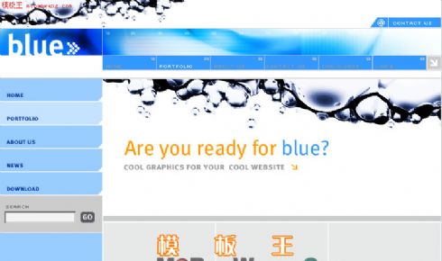 欧美风格公司网站模板