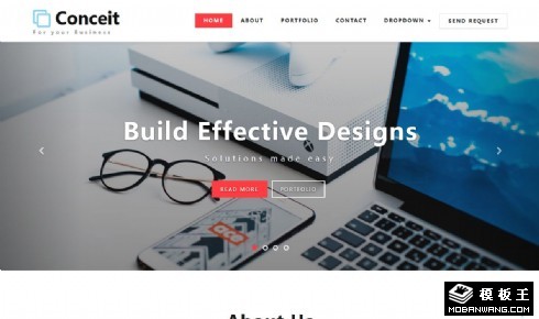 创意商业服务响应式网页模板
