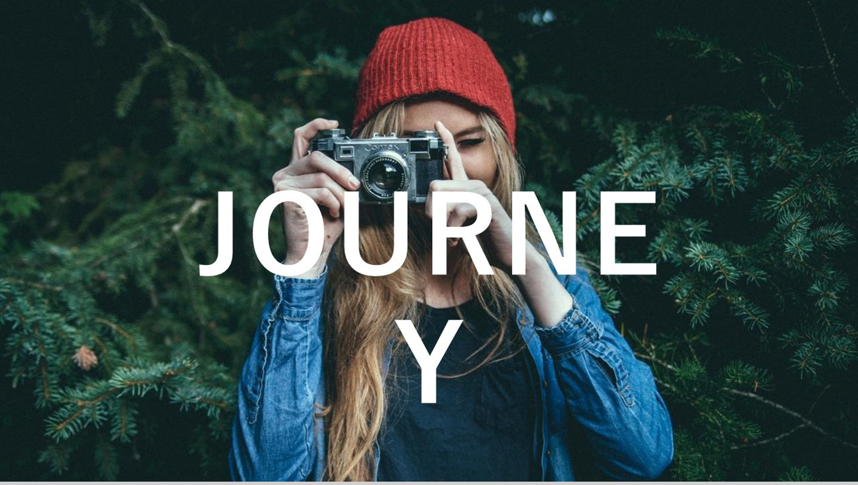 欧美杂志风时尚摄影素材相册作品集PPT模板