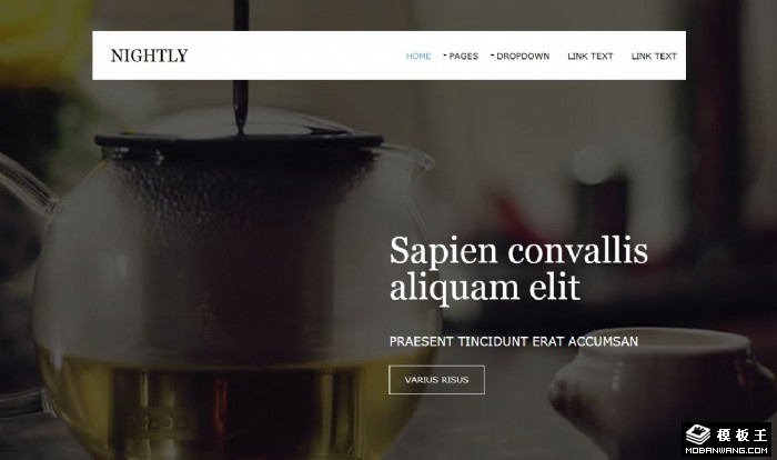 创意排列企业网站模板