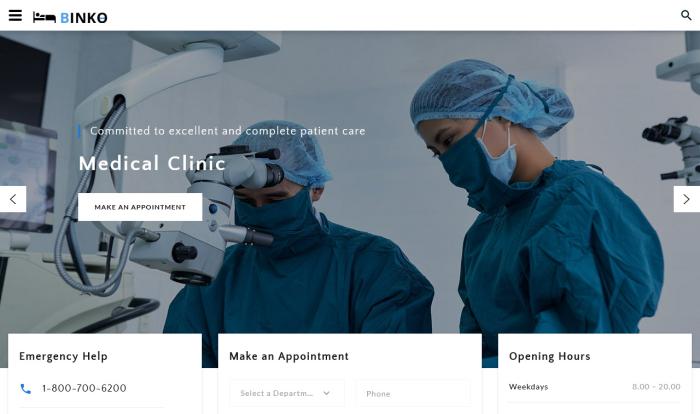 医疗体检服务单页模板