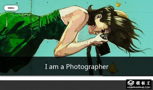 摄影大师作品展示响应式网站模板