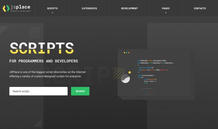 开发者技术分享与开发网站模板