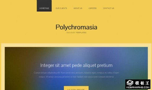 黄黑移动设备信息网页模板