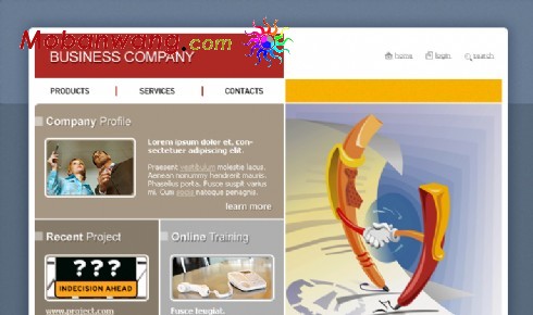 高端商务企业网站模板