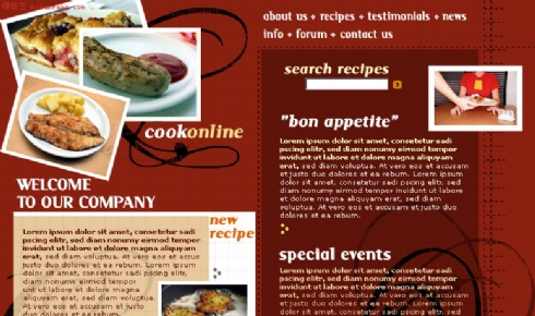 美食烹饪相关_欧美模板