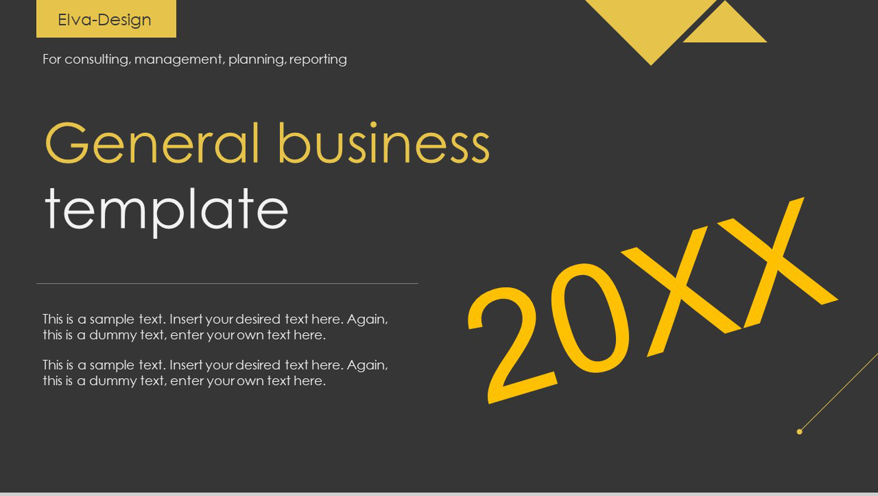 黑底欧美风工作汇报商务计划PPT模板