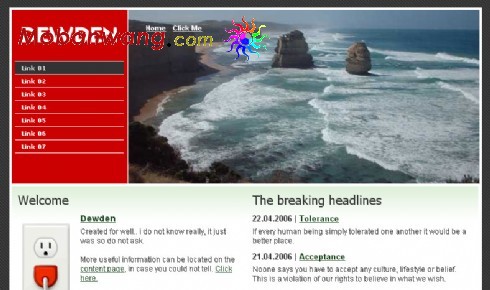 企业动态产品信息网页模板