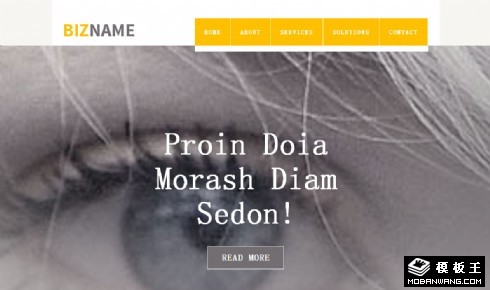 简洁商务贸易介绍响应式网页模板