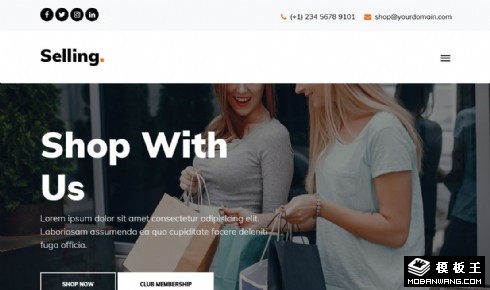 产品资源展示动态响应式网页模板