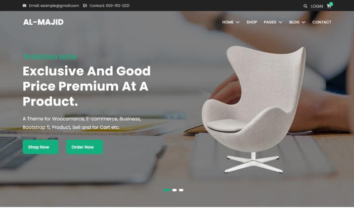 电商产品展示商城网站模板