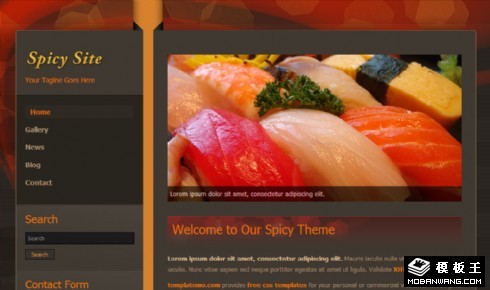 辛辣产品动态网页模板