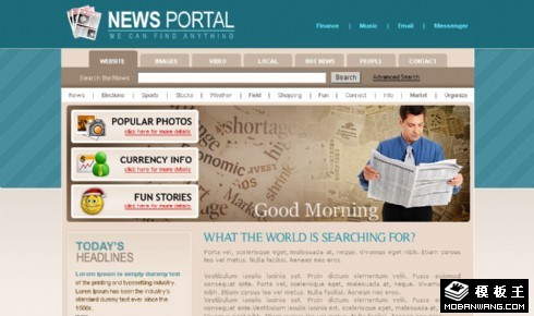 新闻头条网站模板