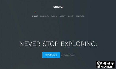 服务项目案例展示响应式网站模板