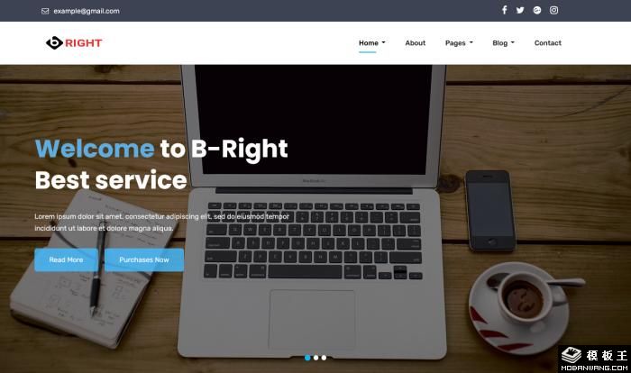 企业商务展示网站模板