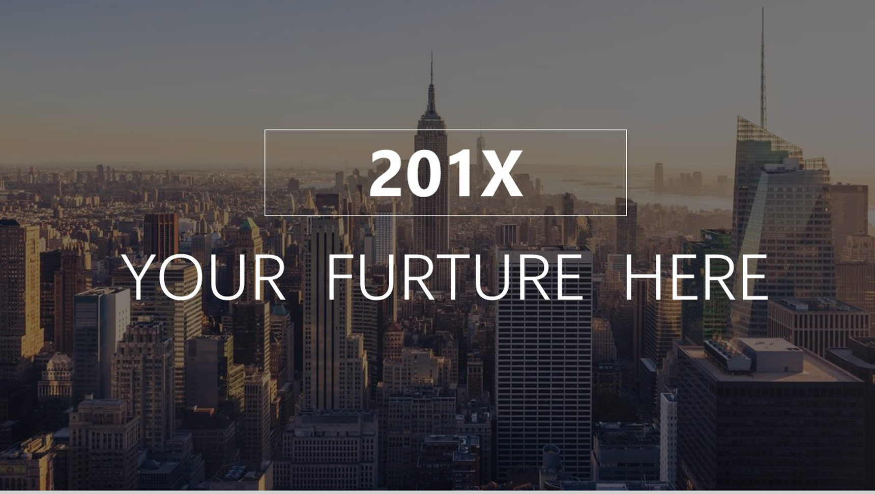 201X杂志风风景图工作汇报PPT模板