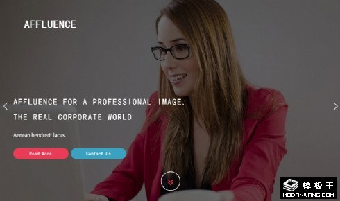 财富创新公司响应式网页模板