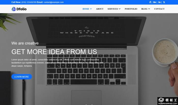 精品企业项目服务网站模板