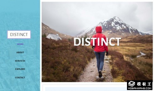 创意产品服务展示响应式网页模板