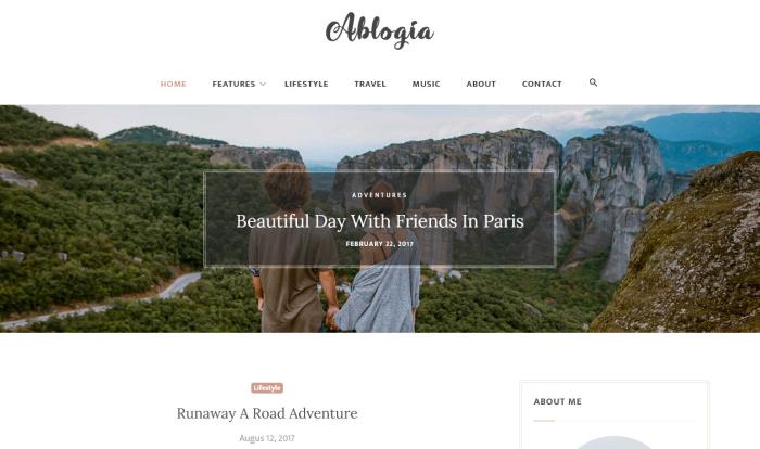 生活日常博客网站模板