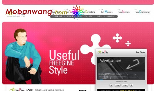 电影预告介绍网页模板