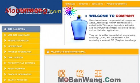 欧美网上商店网页模板