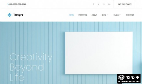 创意家居展示动态响应式网站模板