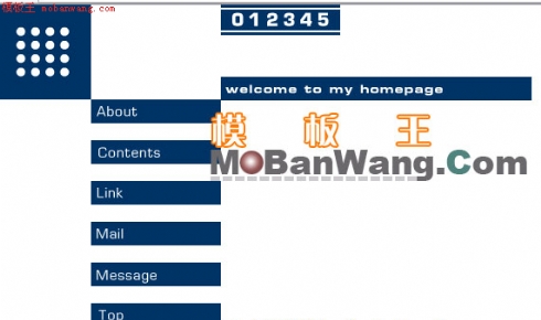 个人主页网站模板