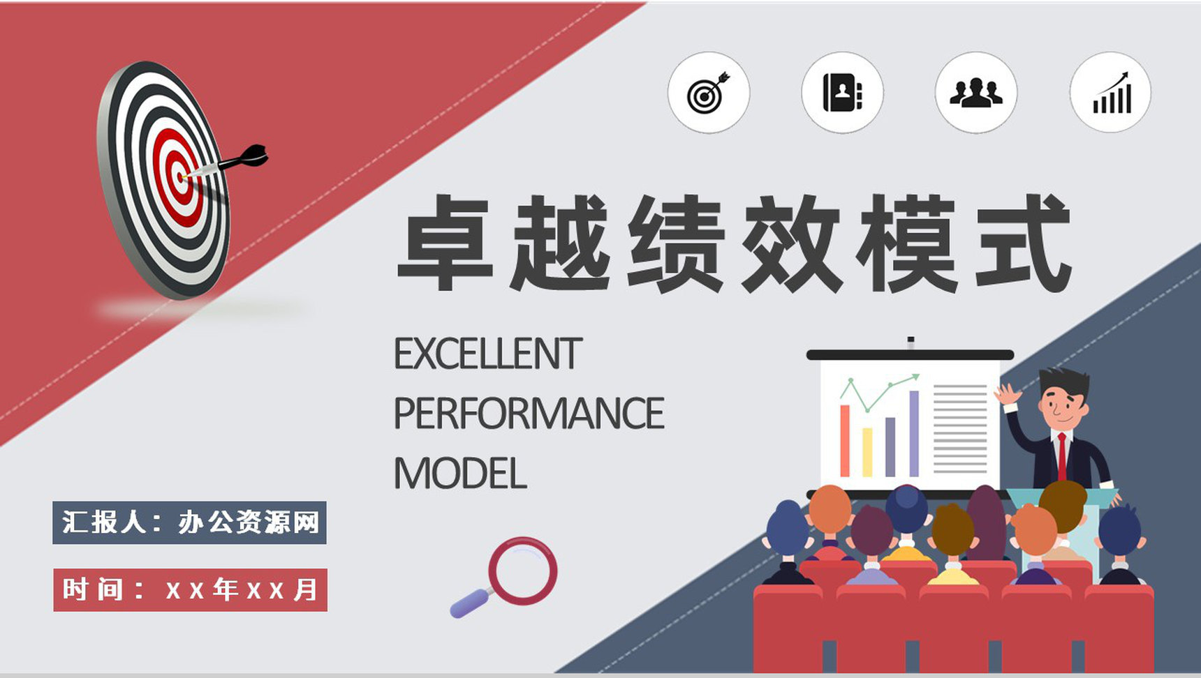 卓越绩效模式概念解析培训团队标杆管理计划总结PPT模板