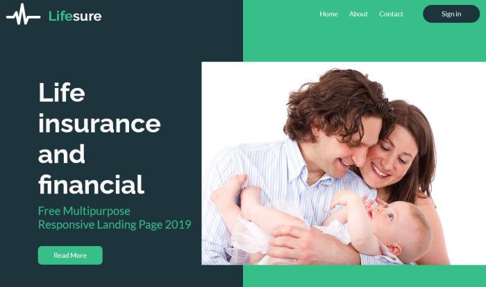 绿色金融保险单页面模板