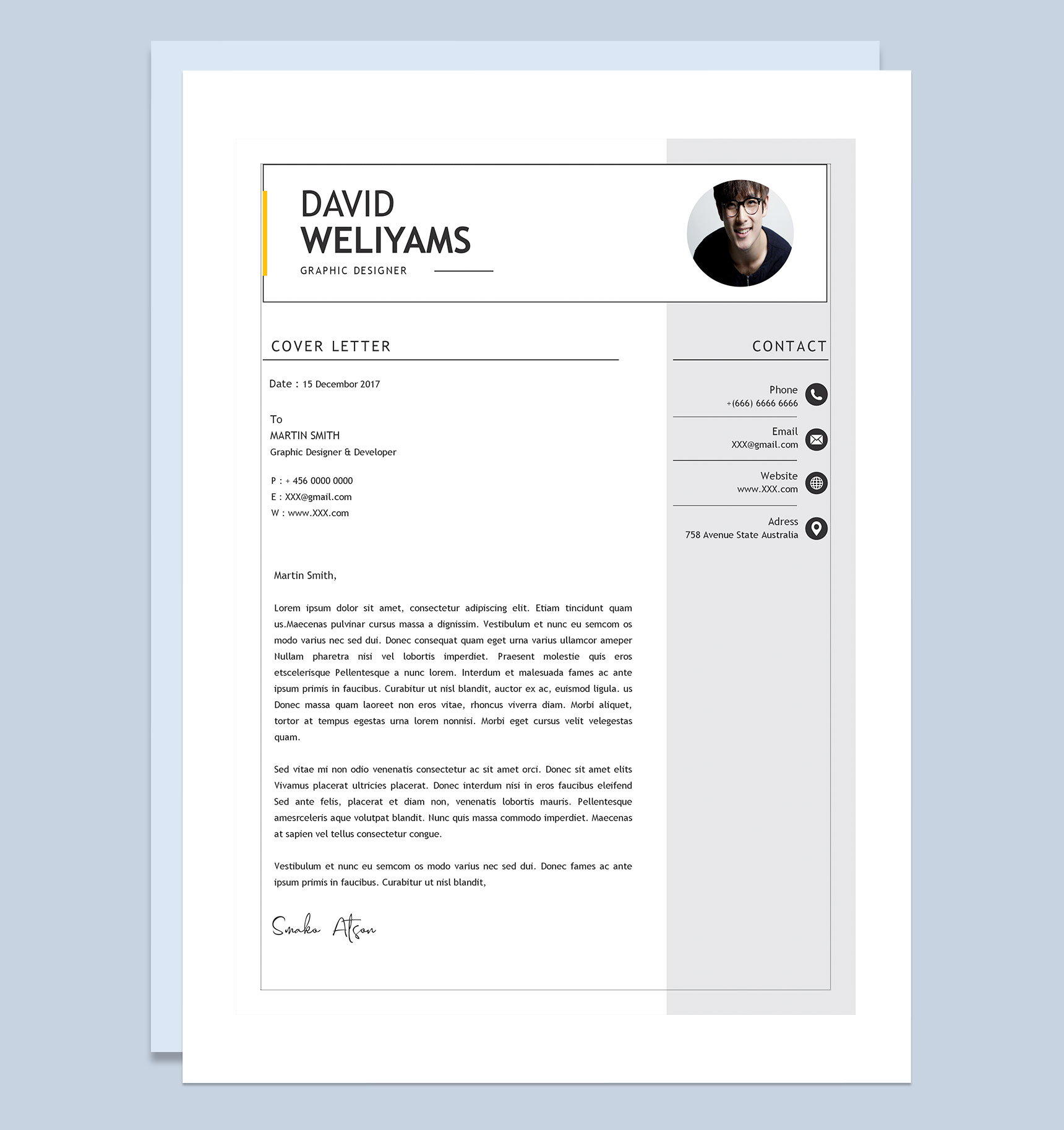 美术设计员岗位求职简历个人简历Word模板