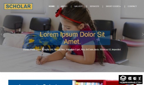 兴趣爱好培训机构响应式网站模板