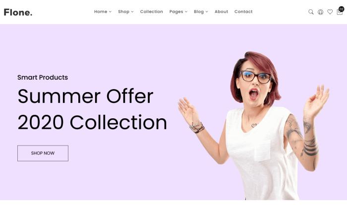 全方位时尚零售网站模板