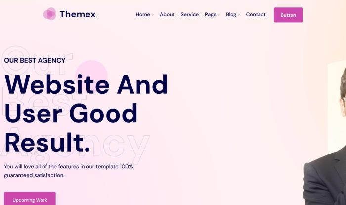 网络业务营销代理网站模板