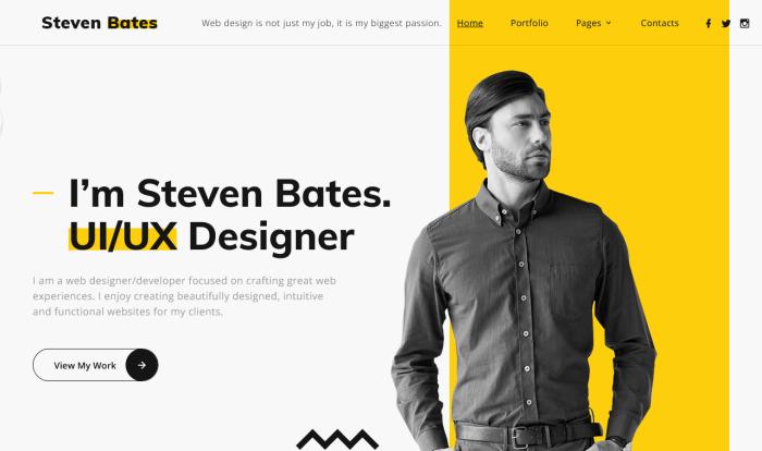 顶尖UI设计师工作室网站模板