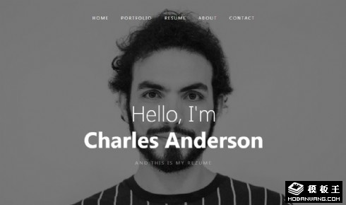 个人创意包装设计响应式网页模板