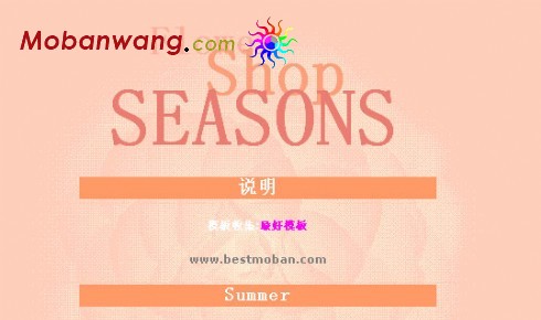 海的孩子主题网页模板